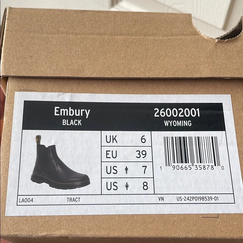 Dr. Martens Black Chelsea Boots with Yellow Stitching - Picture 7 of 7